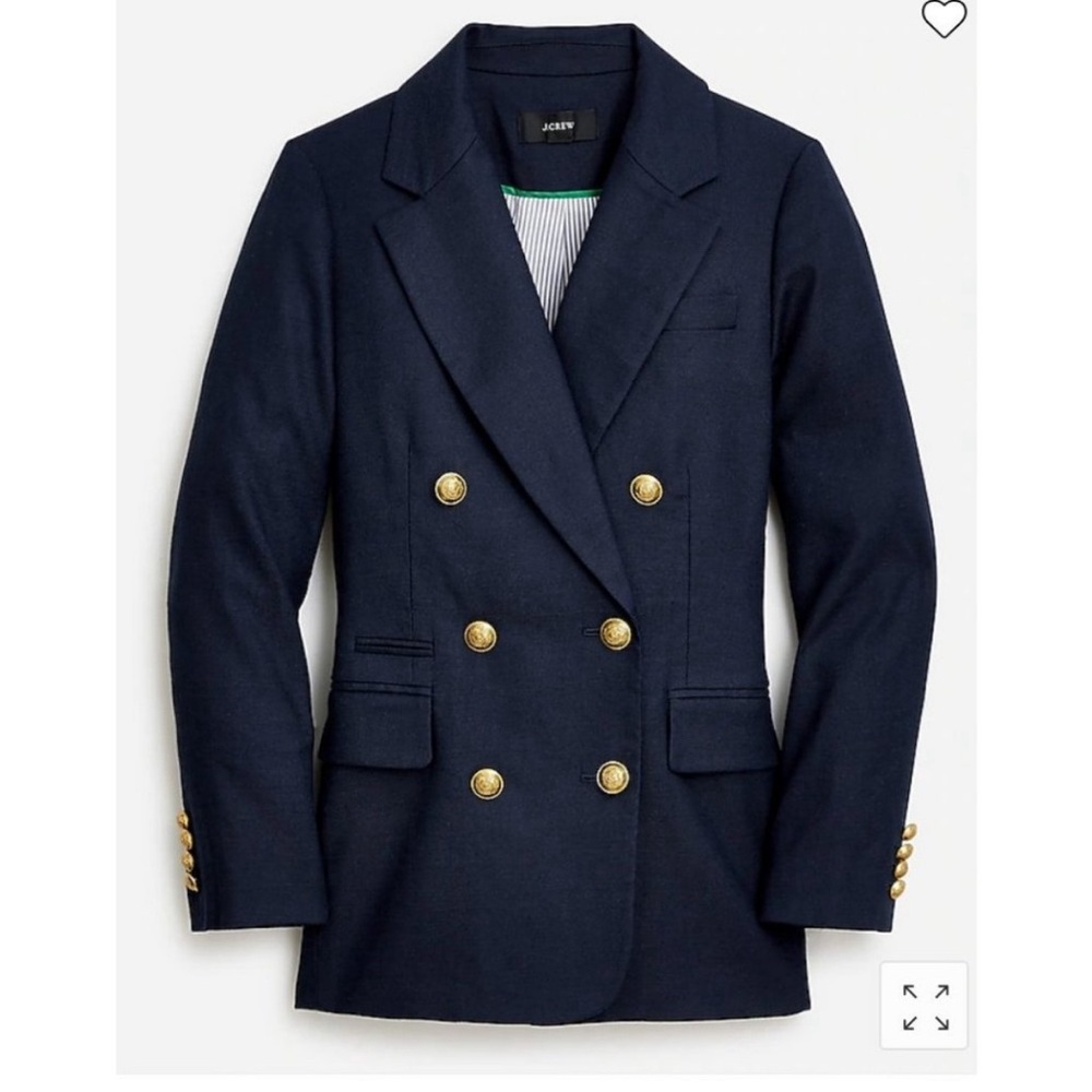JCrew Bristol blazer in linen stretch